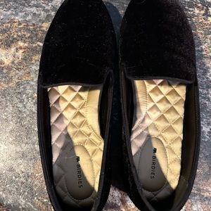 Birdies Velvet Slip Ons